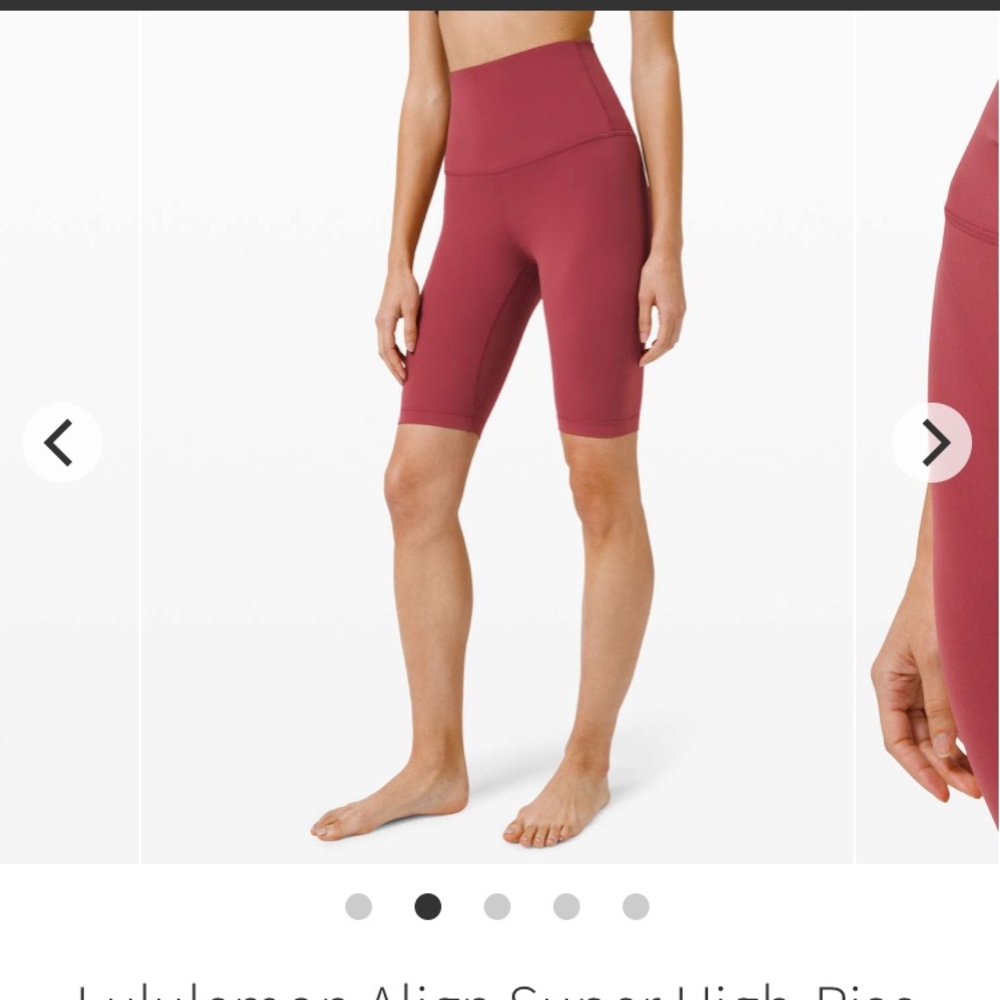 Align super high rise shorts 10”